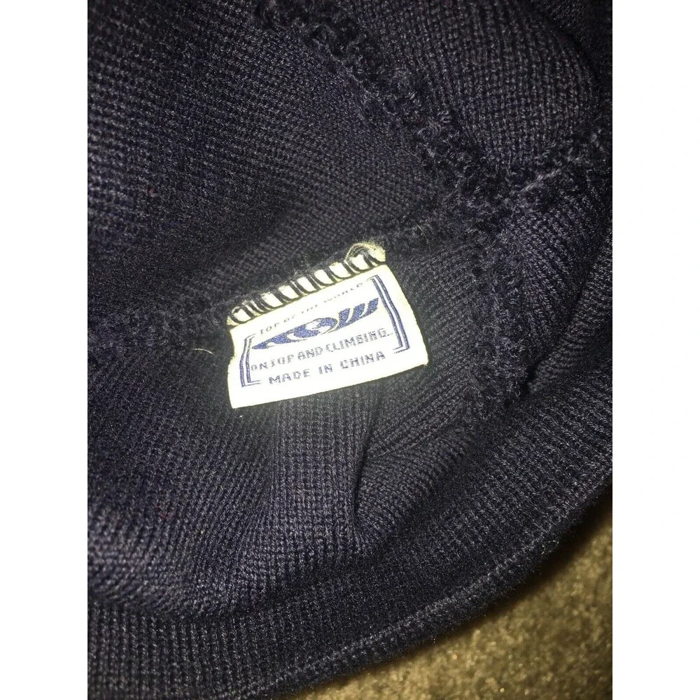 Top Of The Men's World North Carolina Tarheels Beanie Hat Blue Winter